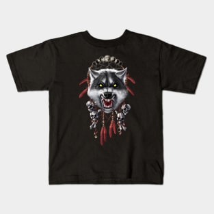 Werewolf Dreamcatcher Kids T-Shirt